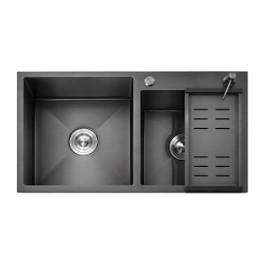 PORTO KITCHEN SINK SS HP-8245 BLACK 820x450x220 MM