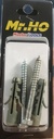 MR.HO BAUT DEKS SEKRUP 1/4 X 2 1/2" + FISCHER S10  @2PCS